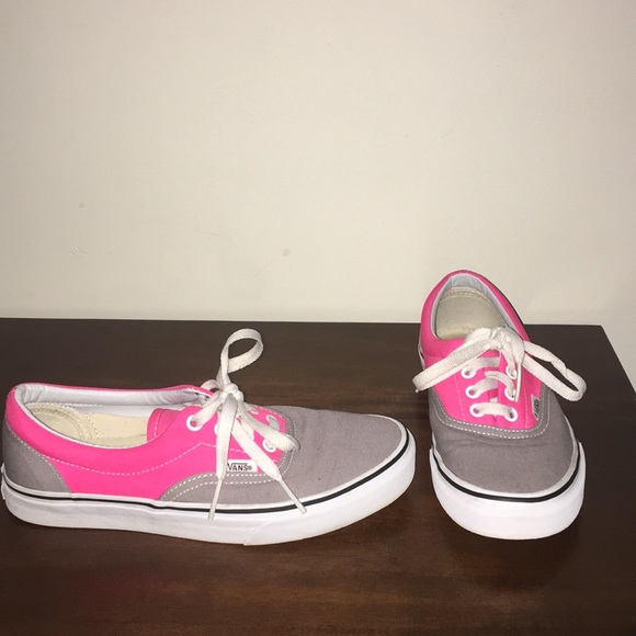 Grey and pink Vans - Picture 1 of 4